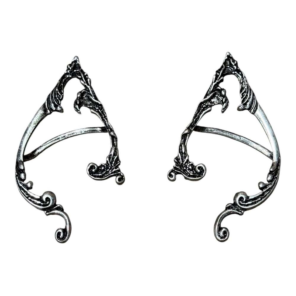 Pair of Gothic Fairy Elven Arboreus Ear Wrap Earrings - Picture 1 of 2